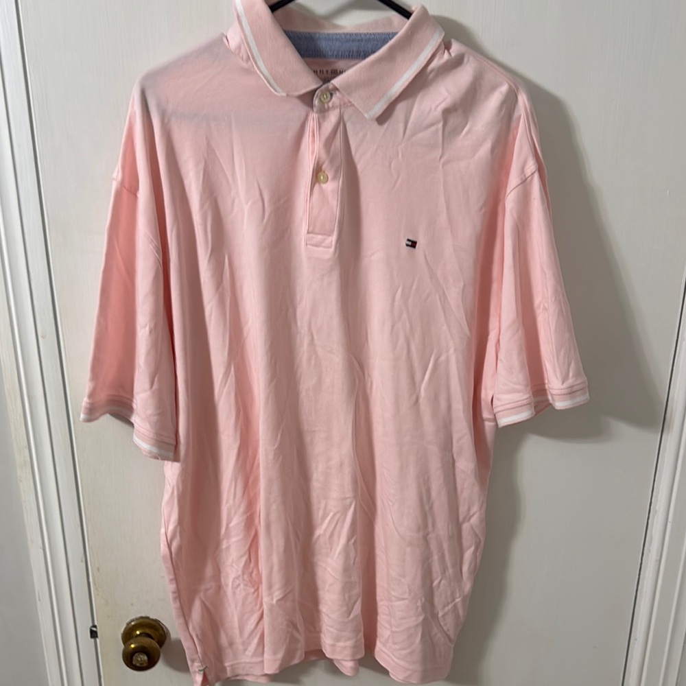 Tommy Hilfiger Pink Polo Shirt